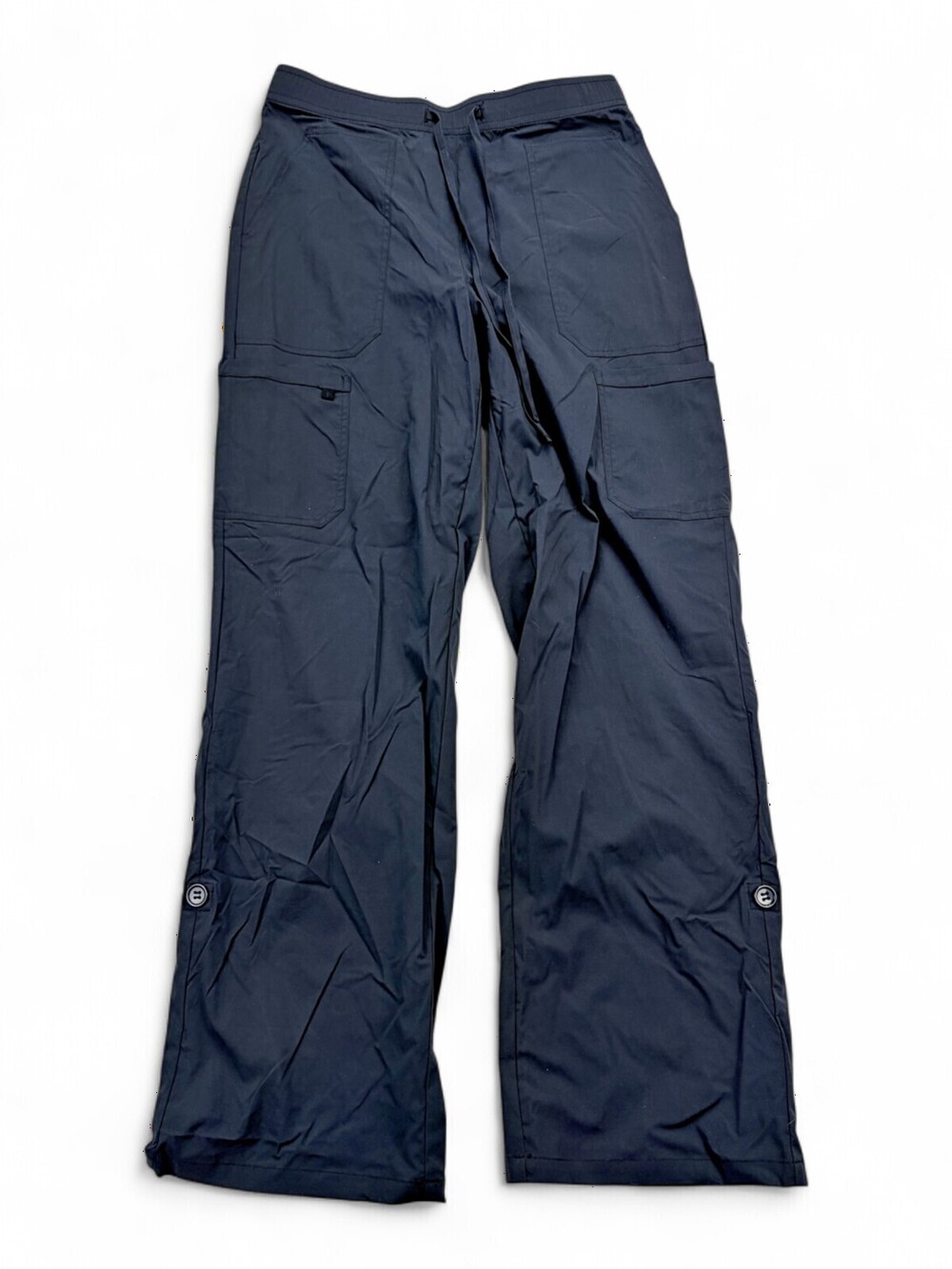 Halara Black Cargo Track Pants Joggers Drawstring Waist